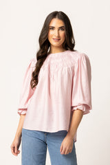 DEVOTED 2 U TOP BLUSH