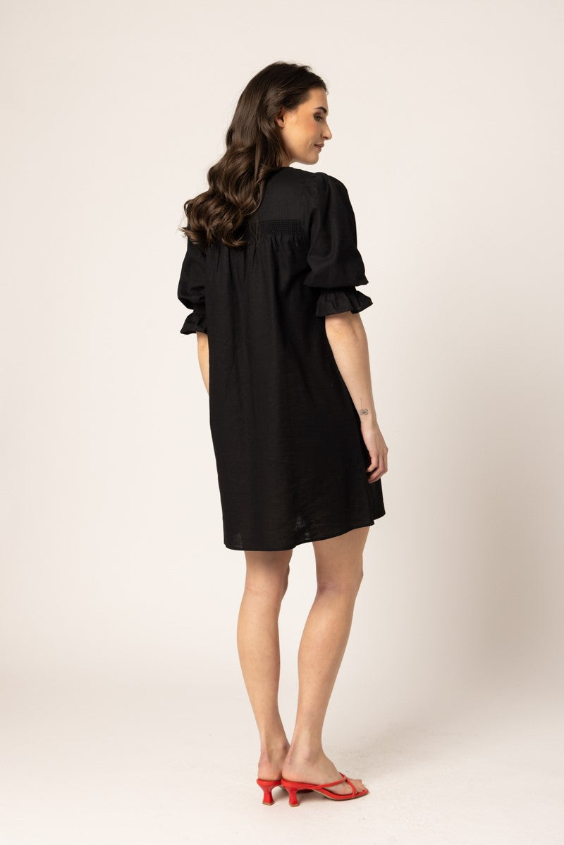 NOBLE SHIFT DRESS BLACK