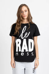 SCALLOP TEE LE RADNESS BLACK