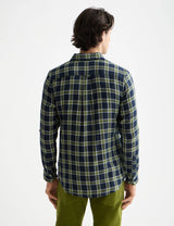 DOUBLE-FACE REGULAR FIT SHIRT SKY CAPTAIN