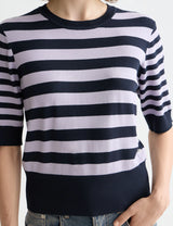 CREW NECK PULLOVER SKY LAVENDER