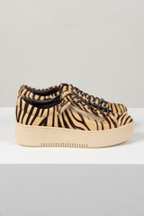 Wolfie Sneaker Camel Chocolate Pony