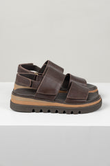 Soner Sandal Chocolate Leather