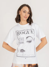 TOUR TEE ROUGE WHITE