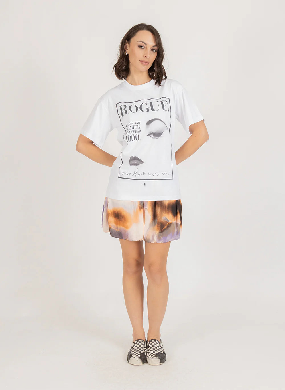 TOUR TEE ROUGE WHITE