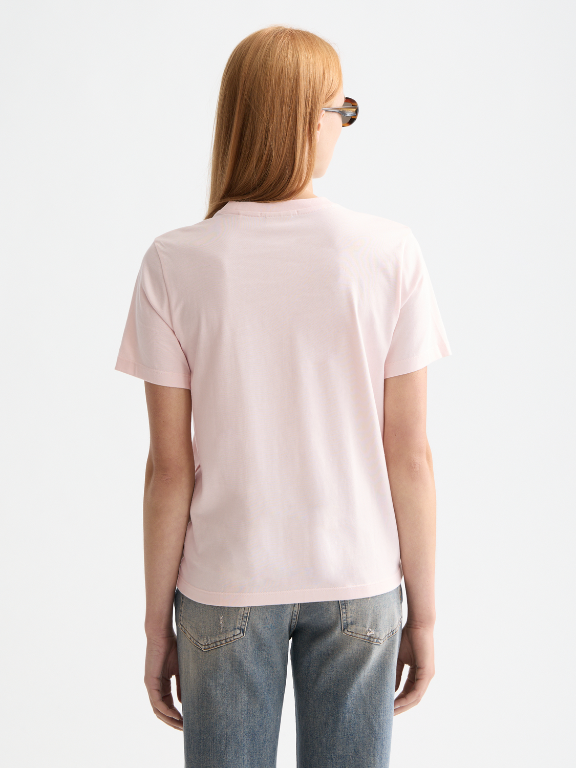 ARTWORK TEE BARELY PINK