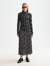 MOCK NECK TOP MOON GARDENING