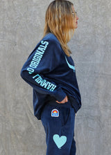 VELOUR SWEAT NAVY PRE ORDER