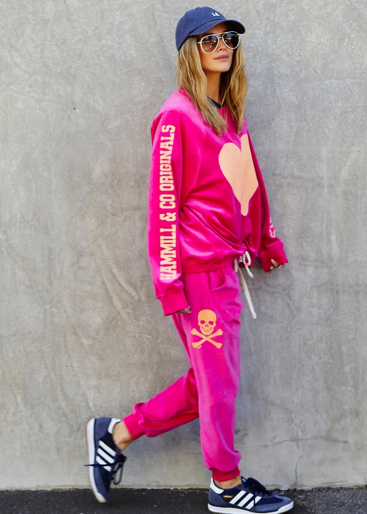 VELOUR SWEAT PINK PRE ORDER
