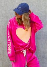 VELOUR SWEAT PINK PRE ORDER