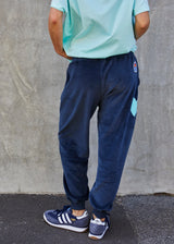 VELOUR TRACK PANTS NAVY PRE ORDER