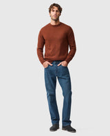 KURROW RELAXED FIT ITALIAN DENIM MID BLUE