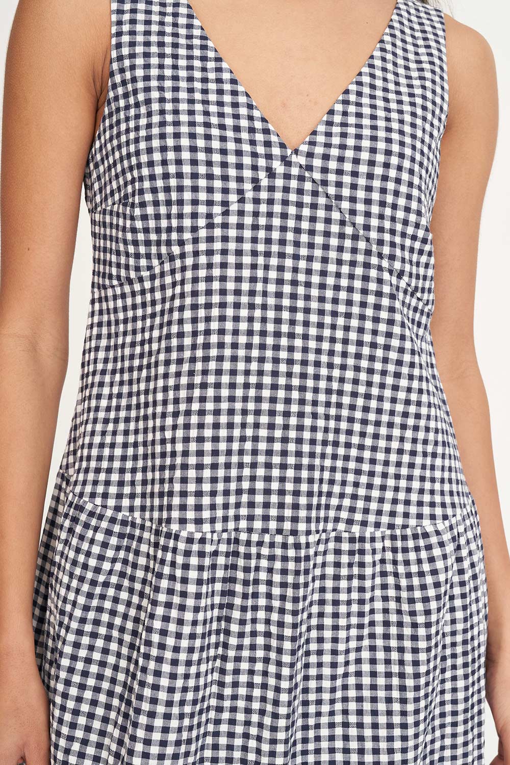 CATALINA FREIDA MAXI DRESS NAVY/CHALK