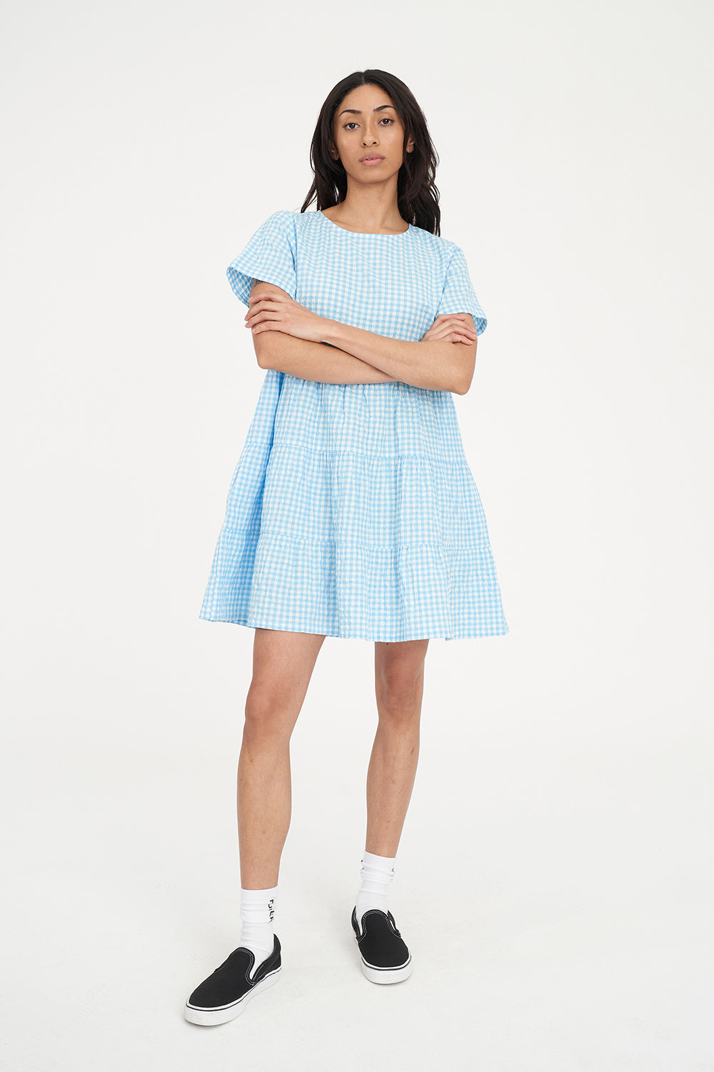 CATALINA MILLY DRESS BLUE CHALK