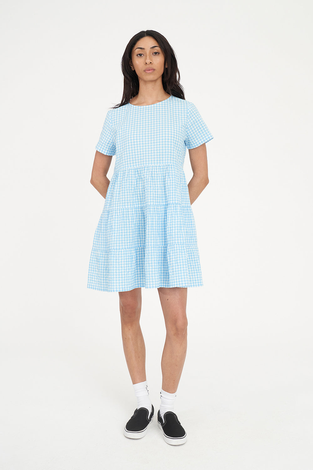 CATALINA MILLY DRESS BLUE CHALK