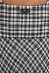 ROONEY MIDI DRESS BLACK CHALK