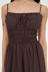 CRUISE EDEN MIDI DRESS CACAO