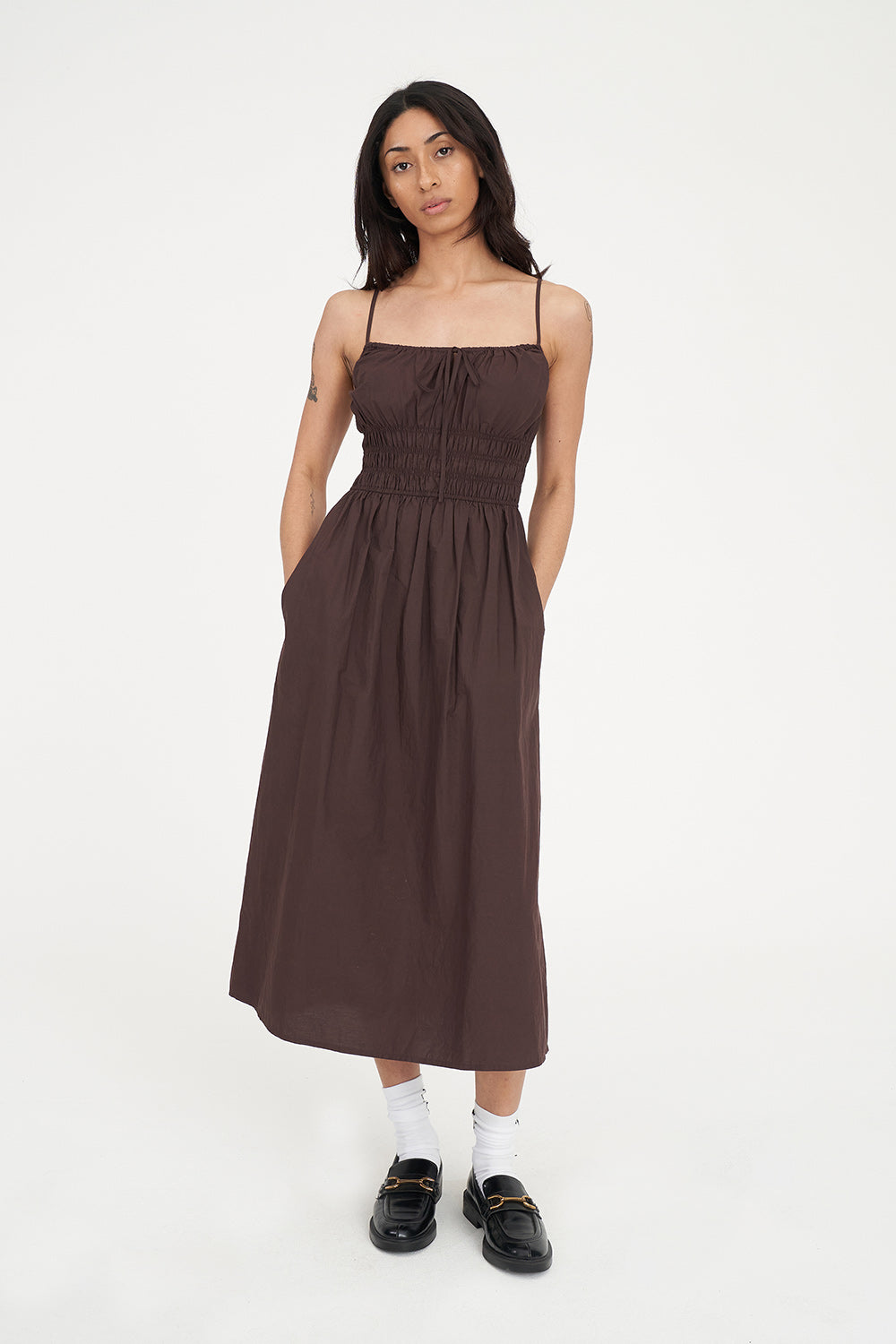 CRUISE EDEN MIDI DRESS CACAO