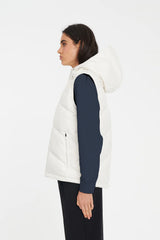 WMNS CLASSIC DOWN VEST CHALK