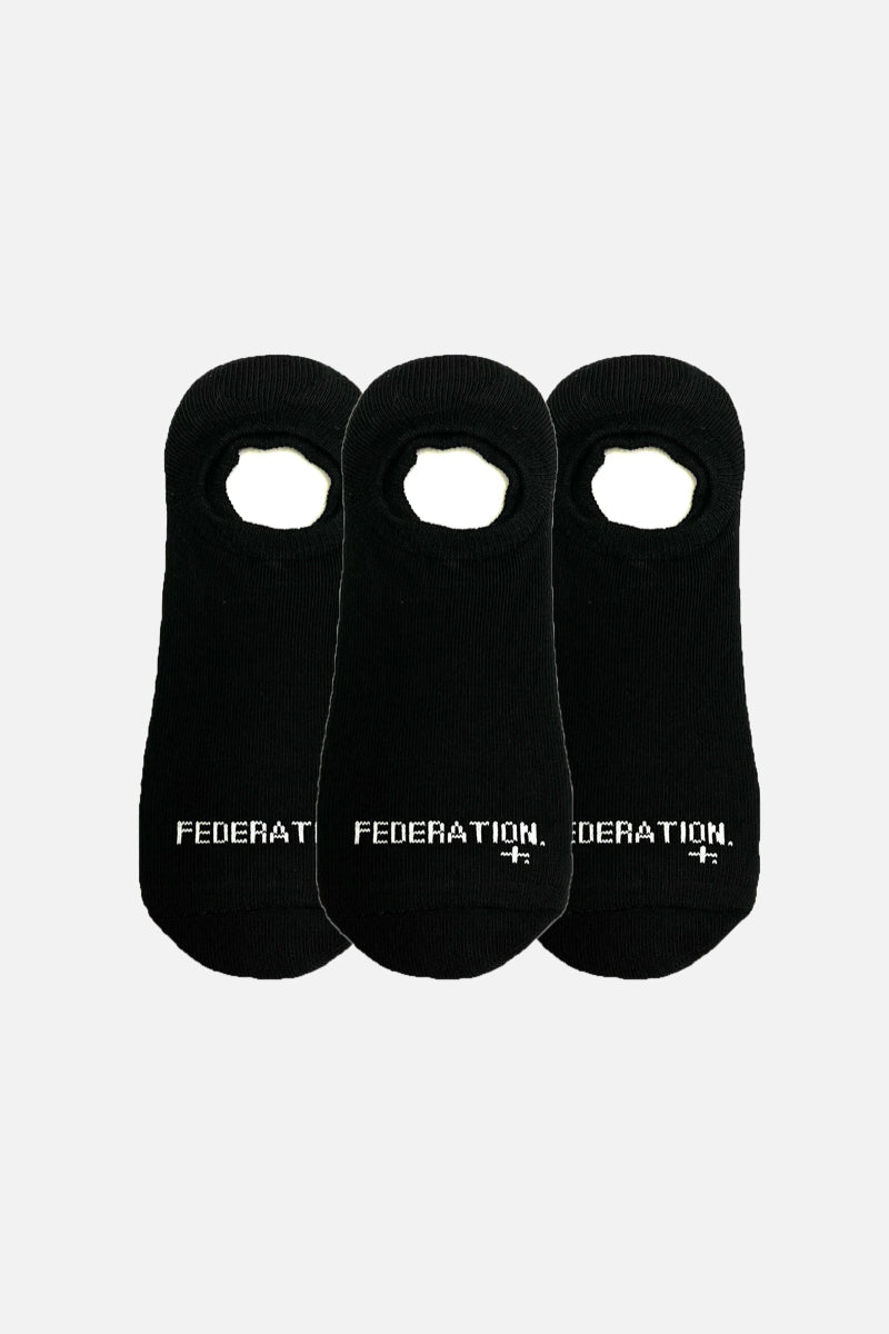 SECRET SOCKS 3PK BLACK