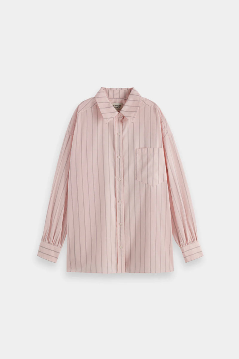 GIRLFRIEND POPLIN SHIRT PINK