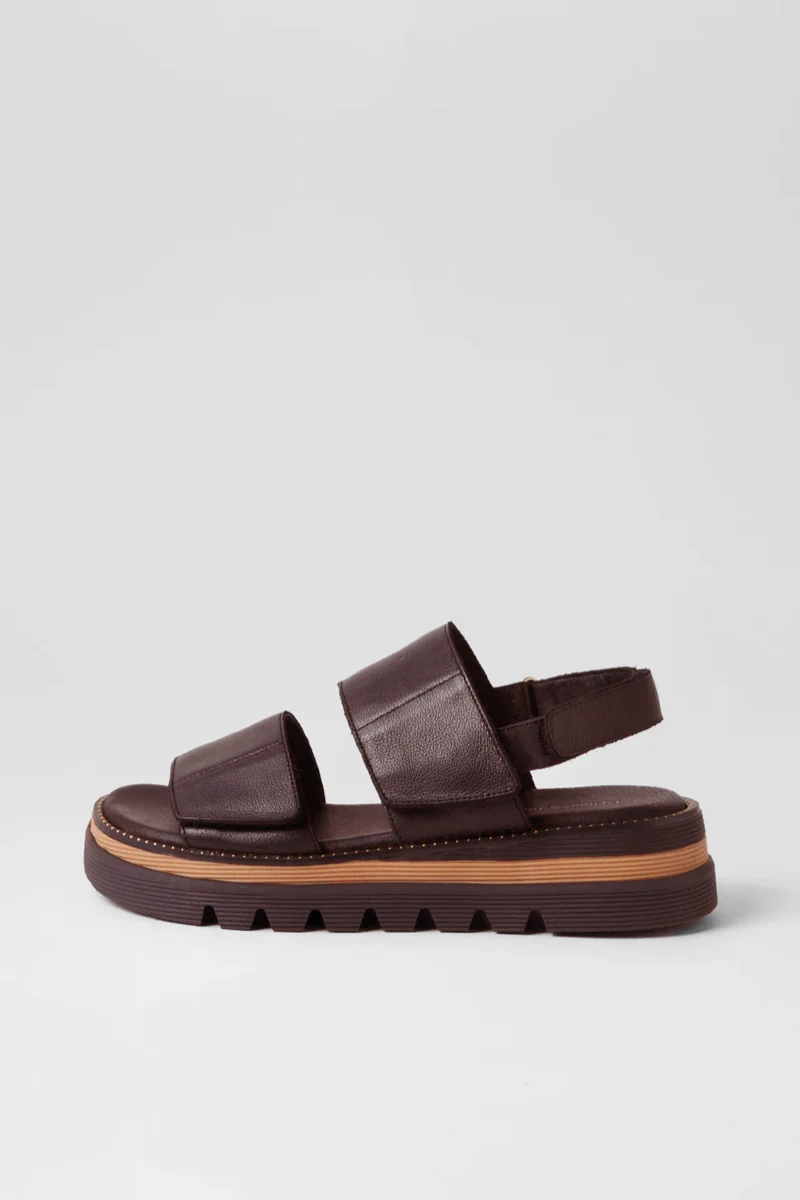 SONER SANDAL CHOCOLATE LEATHER