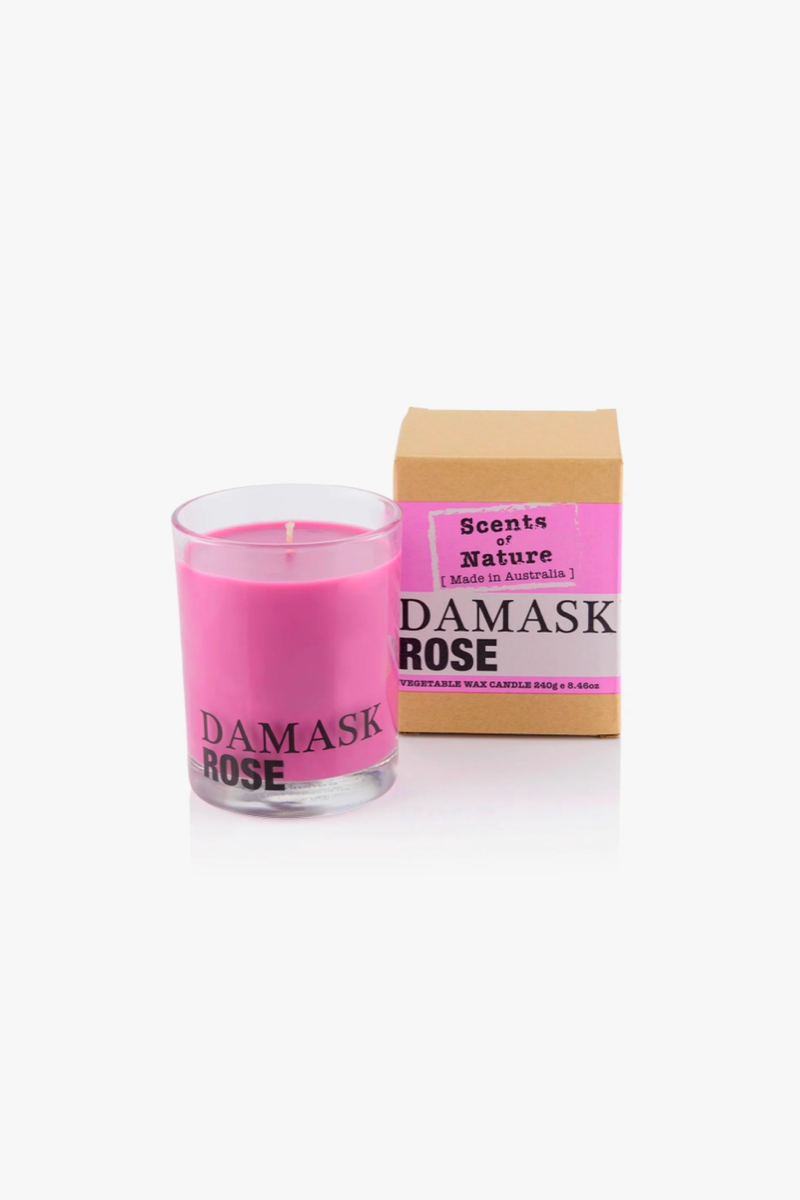 SOY WAX CANDLE - GOAT'S MILK & DAMASK ROSE