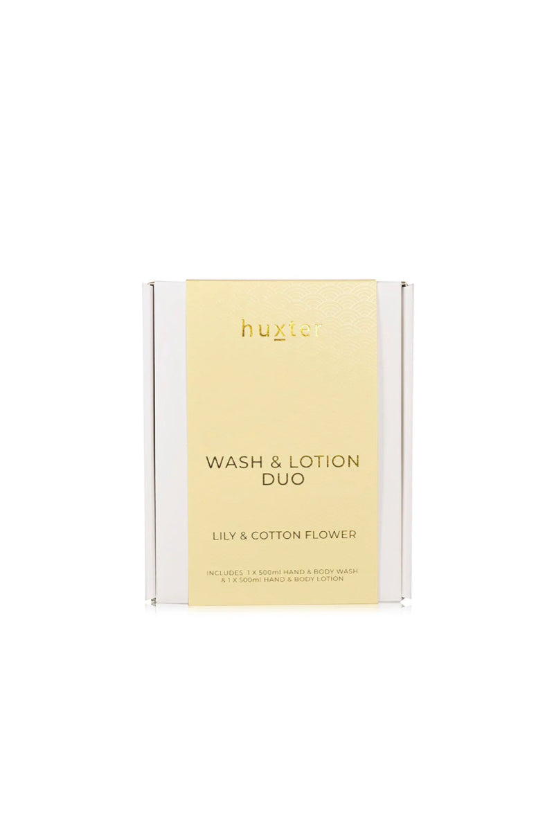 WASH & LOTION DUO LILY & COTTON FLOWER