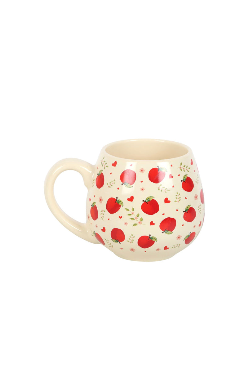 APPLE PRINT COFFEE MUG
