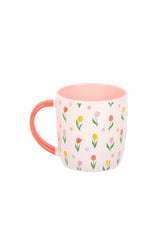 TULIP PRINT COFFEE MUG