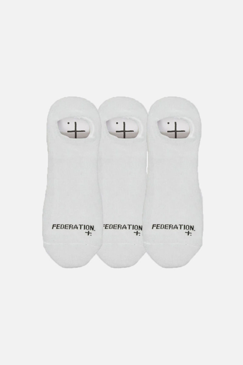 SECRET SOCKS 3PK WHITE