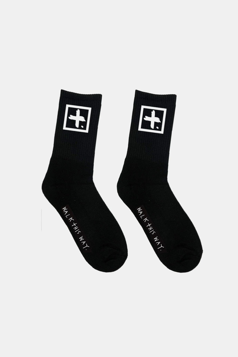 CUBE SOCKS 2PK BLACK