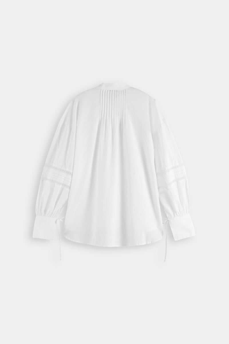 LACE TUNIC TOP WHITE
