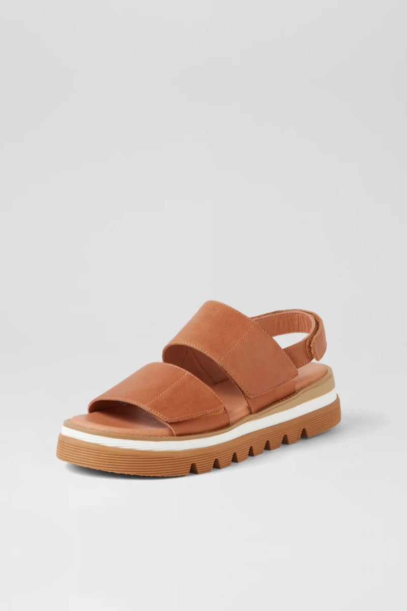 SONER SANDAL TAN LEATHER