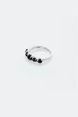 HALO CLUSTER RING - ONYX