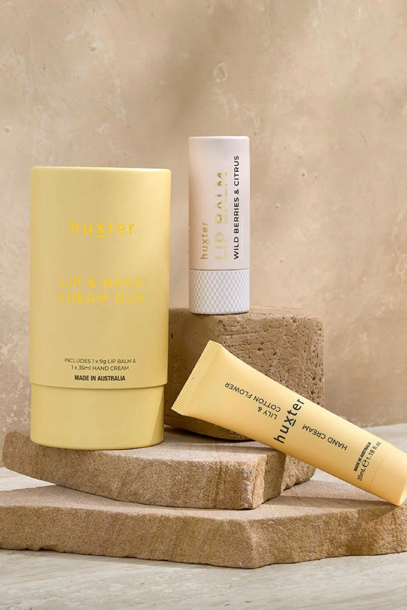 LIP & HAND CREAM DUO LILY & COTTON FLOWER