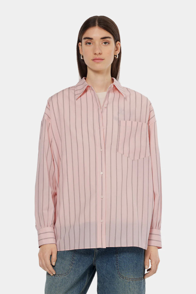 GIRLFRIEND POPLIN SHIRT PINK