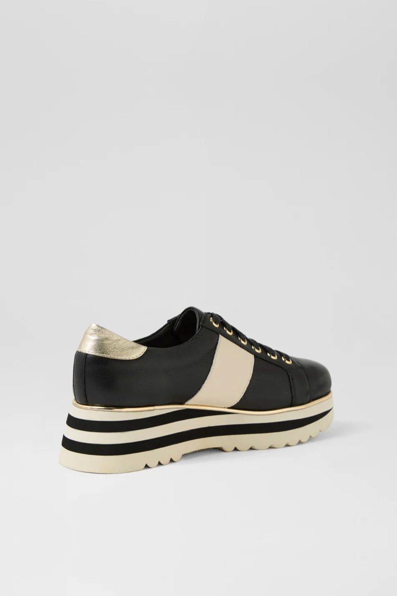EDGEY SNEAKER BLACK LEATHER