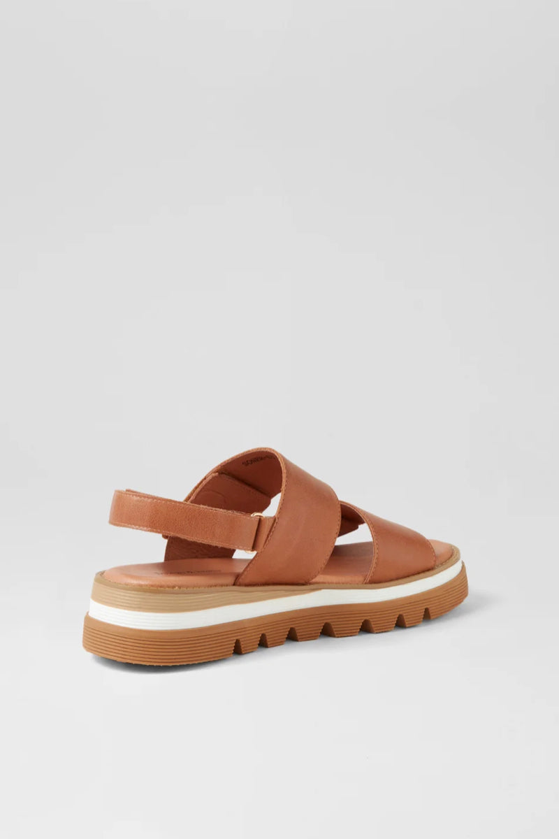 SONER SANDAL TAN LEATHER
