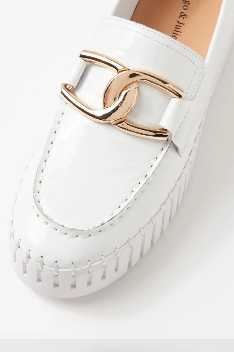 BRONTIS SNEAKER WHITE PATENT
