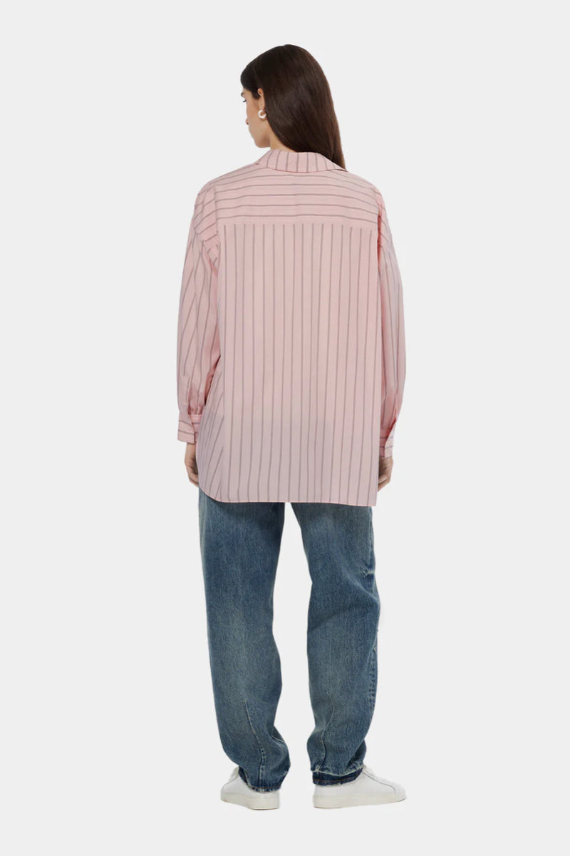 GIRLFRIEND POPLIN SHIRT PINK