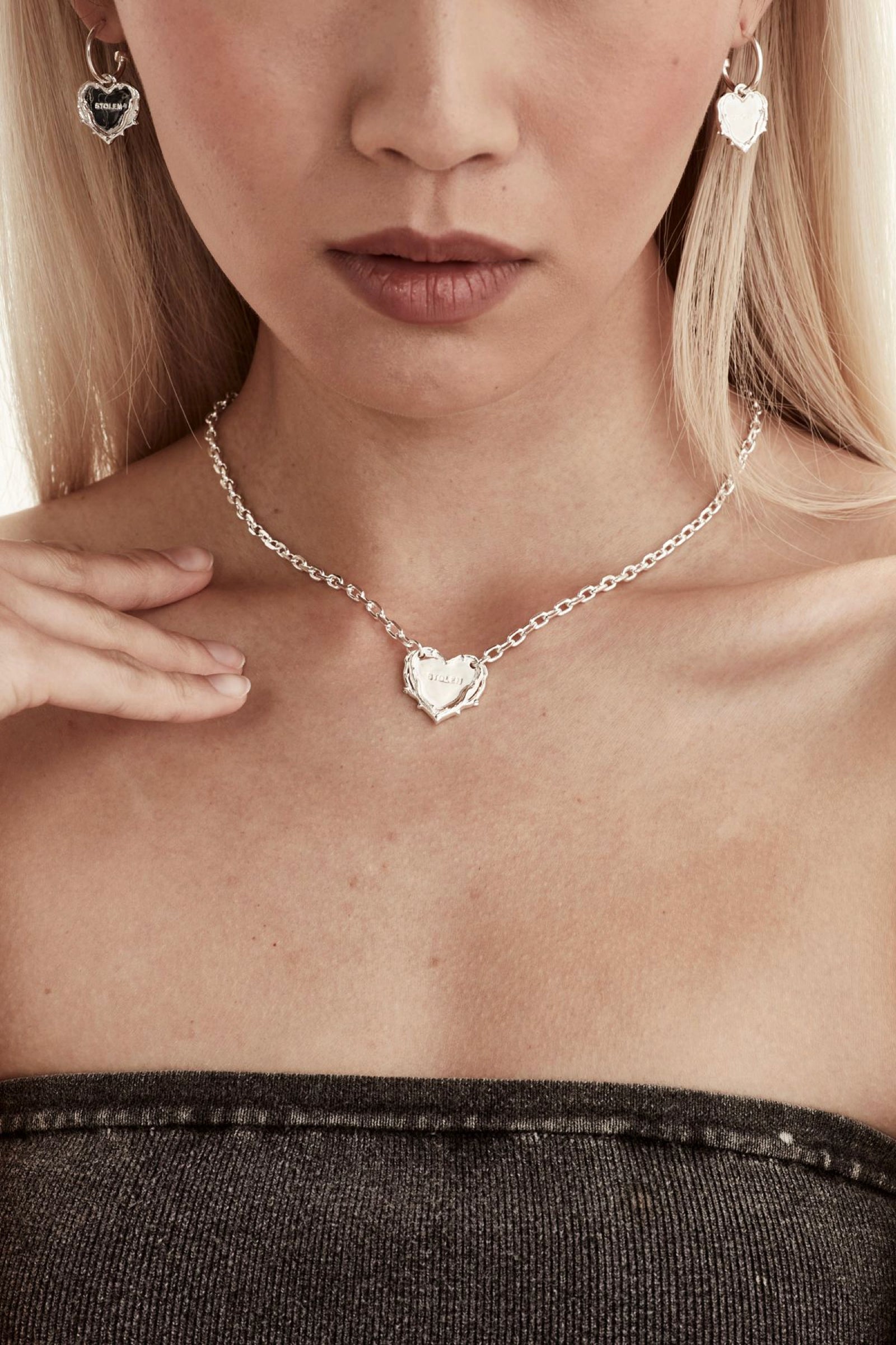 THORNED HEART NECKLACE