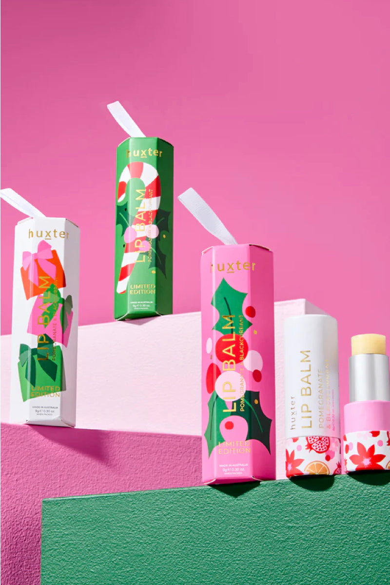 HANGING PINK LIP BALM POMEGRANATE & BLACKCURRANT