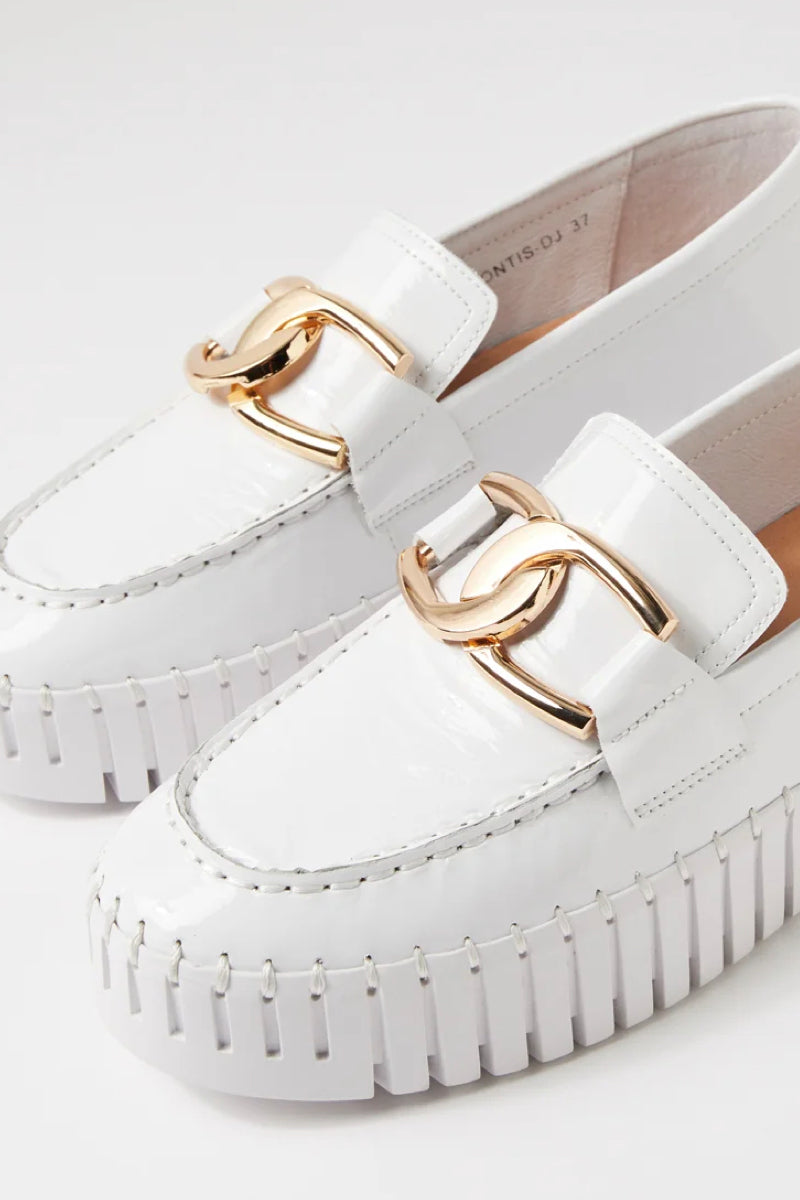 BRONTIS SNEAKER WHITE PATENT