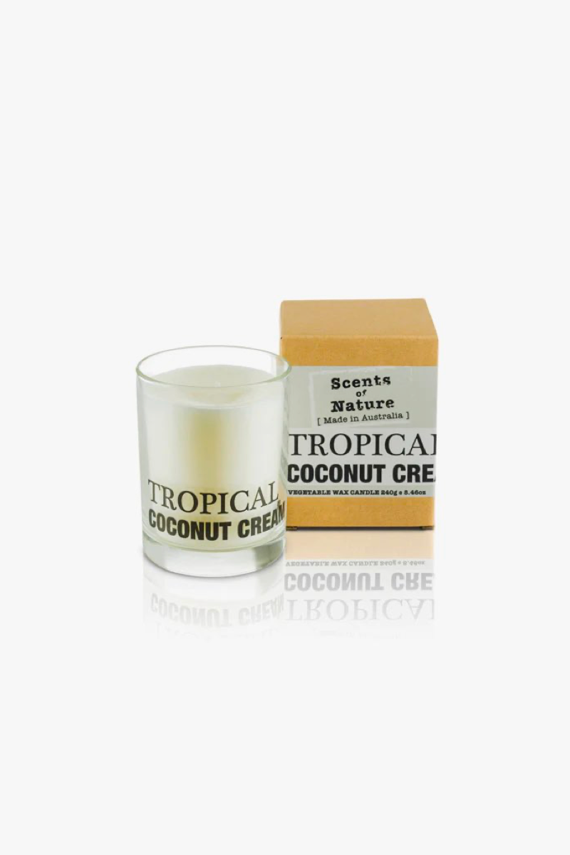 SOY WAX CANDLE - TROPICAL COCONUT CREAM (2FOR50)