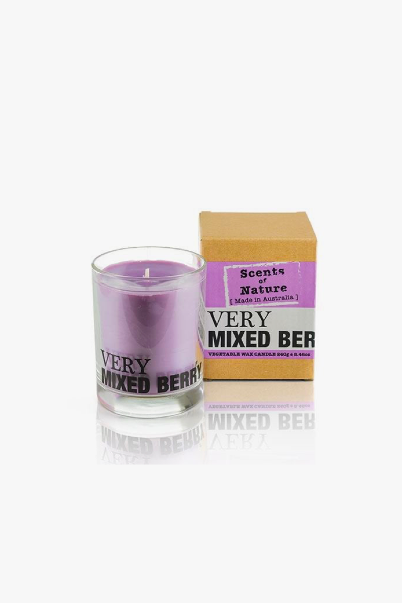SOY WAX CANDLE - VERY MIXED BERRY