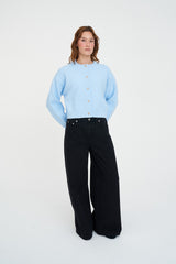 ELLE CROP CARDIGAN ICEBERG