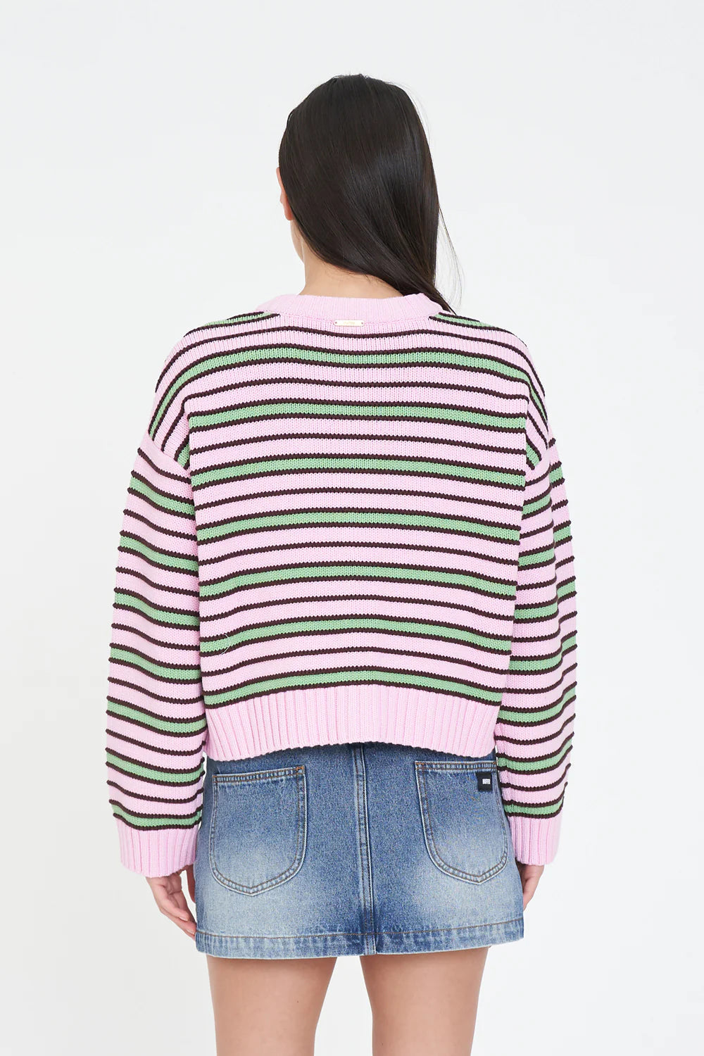 BOBBY KNIT CARDIGAN PINK MEADOW