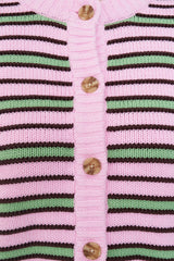BOBBY KNIT CARDIGAN PINK MEADOW