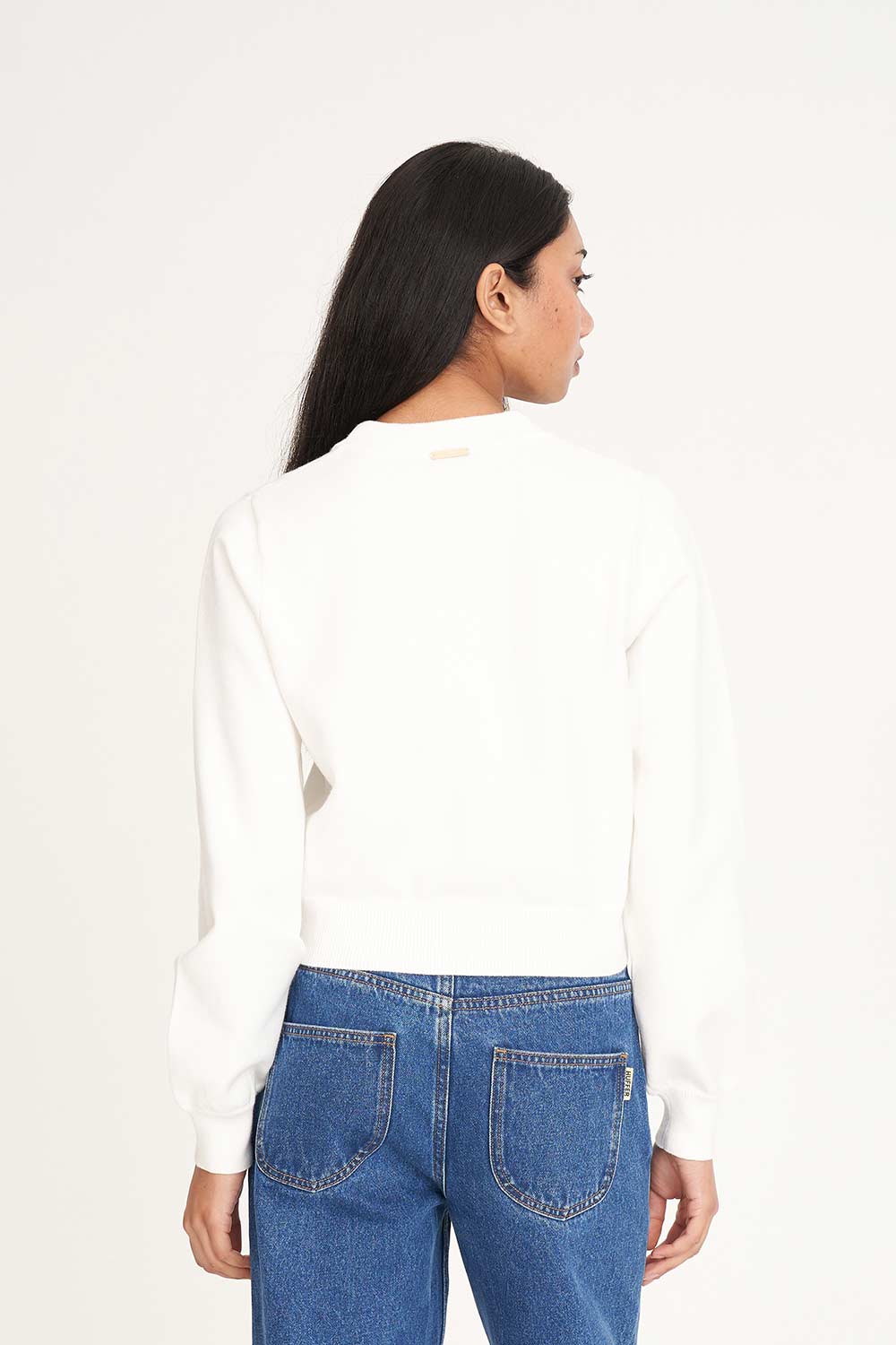 BIBI KNIT CARDIGAN CHALK